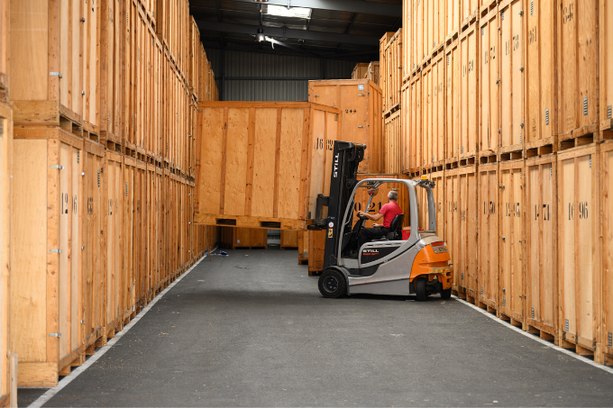 Entrepôt de stockage sécurisé